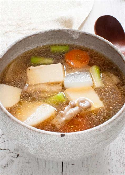 japanese-vegetable-soup-kenchinjiru-recipetin-japan image