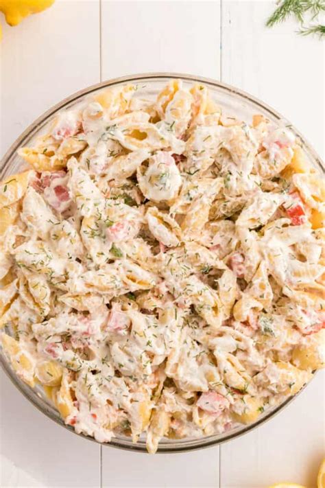 best-creamy-shrimp-pasta-salad-simply-stacie image