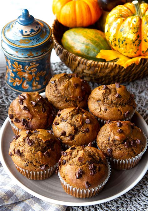 chocolate-pumpkin-muffins-italian-food-forever image