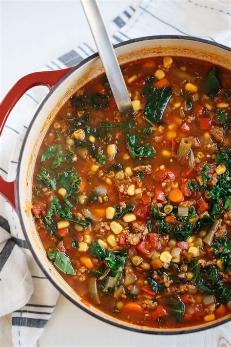 one-pot-spicy-sausage-and-kale-soup-eat-yourself image