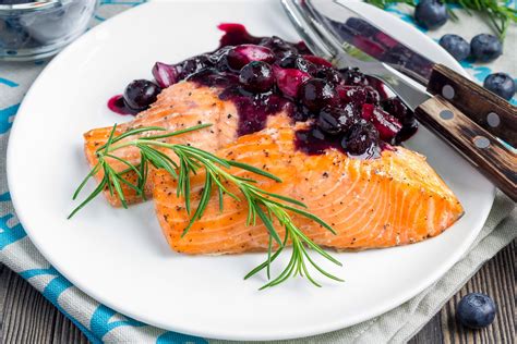 salmon-with-blueberry-pan-sauce-pacific-seafood image
