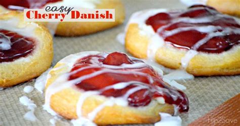 easy-cherry-danish-recipe-using-store-bought-biscuit image