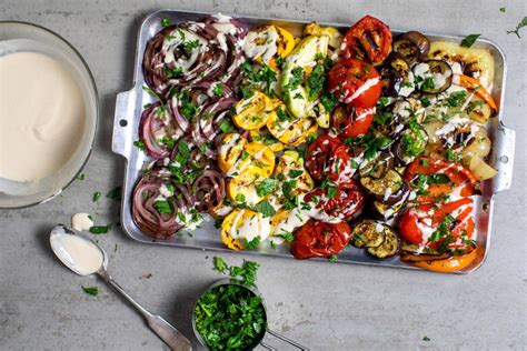 grilled-summer-vegetables-with-tahini-dressing-kris image