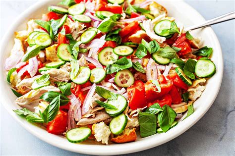 chicken-panzanella-salad-recipe-simply image