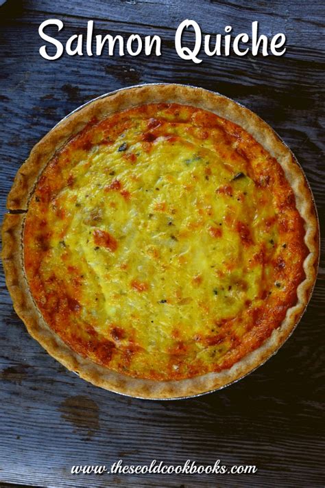 salmon-quiche-with-canned-salmon-these-old-cookbooks image