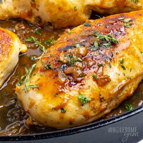 pan-seared-chicken-breast-so-juicy-wholesome-yum image