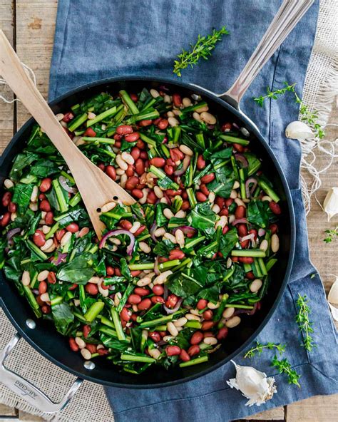 dandelion-greens-beans-skillet-running-to image