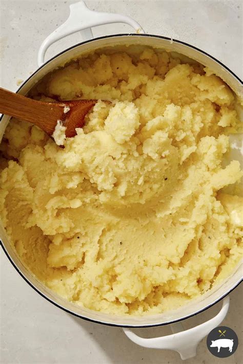 best-mashed-potatoes-recipe-spoon-fork-bacon image