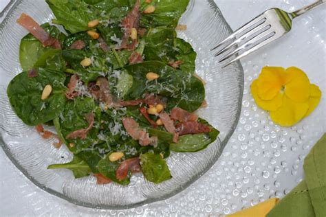 warm-spinach-basil-salad-everyday-gluten-free-gourmet image