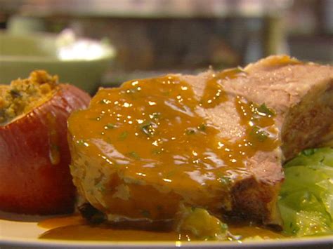roast-loin-of-pork-with-baked-apples-and-cider-gravy image
