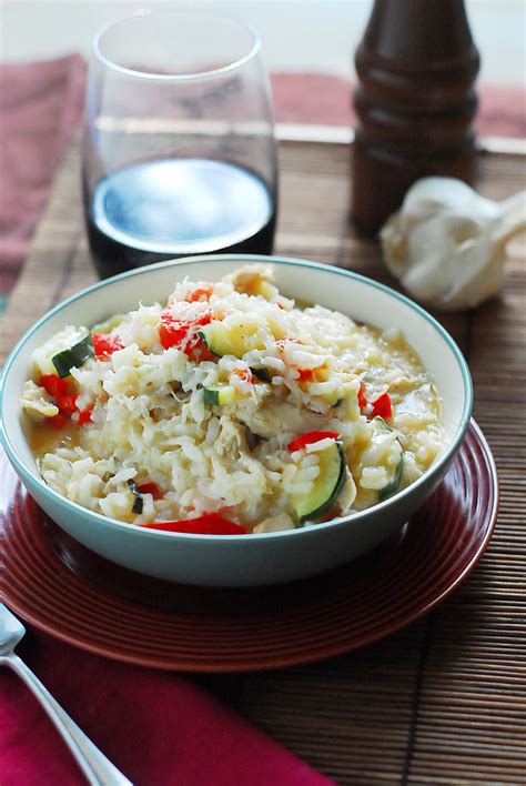 easy-chicken-risotto-with-zucchini-two-lucky-spoons image