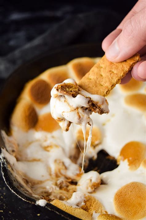 skillet-smores-dip-with-reeses-kitchen-swagger image