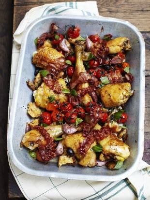 chicken-thigh-tray-bake-recipe-jamie-oliver-chicken image