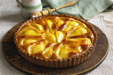 normandy-pear-tart-recipe-lovefoodcom image