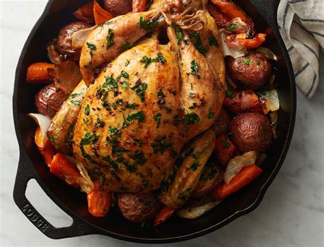 herb-butter-roasted-chicken-recipe-land-olakes image