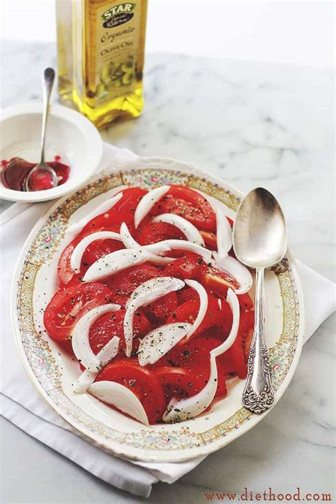 tomato-salad-with-sweet-onions-recipe-diethood image