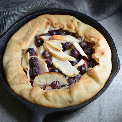 apple-and-blueberry-galette-recipe-gourmet-food image