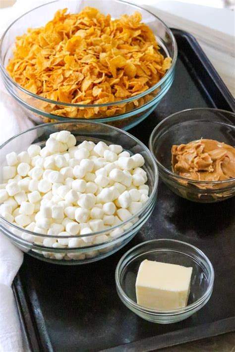 no-bake-peanut-butter-cornflake-cookies-recipe-365 image