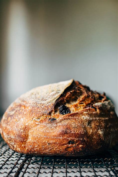 cinnamon-raisin-sourdough-bread-baked image