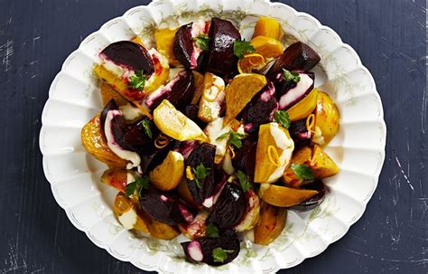 roasted-beets-with-orange-and-crme-frache-saveur image