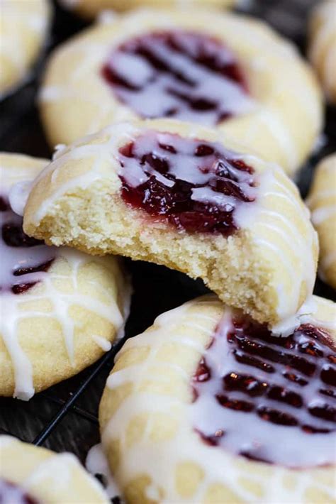 raspberry-almond-thumbprint-cookies-veronikas image