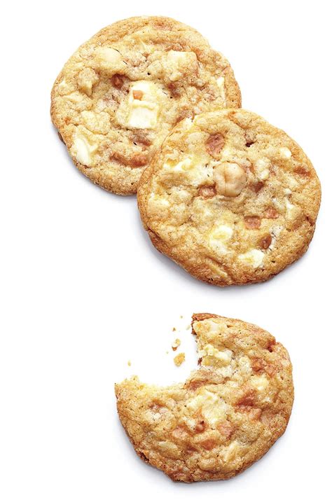 toffee-macadamia-and-white-chocolate-chunk-cookies image