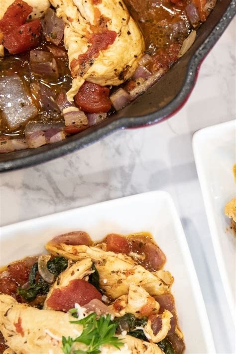 grilled-tomato-herb-chicken-skillet image