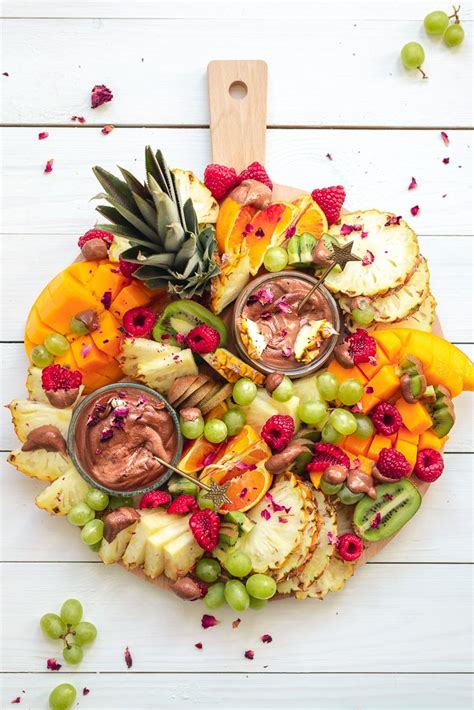 tropical-fruit-platter-with-chocolate-mousse-dip-two image