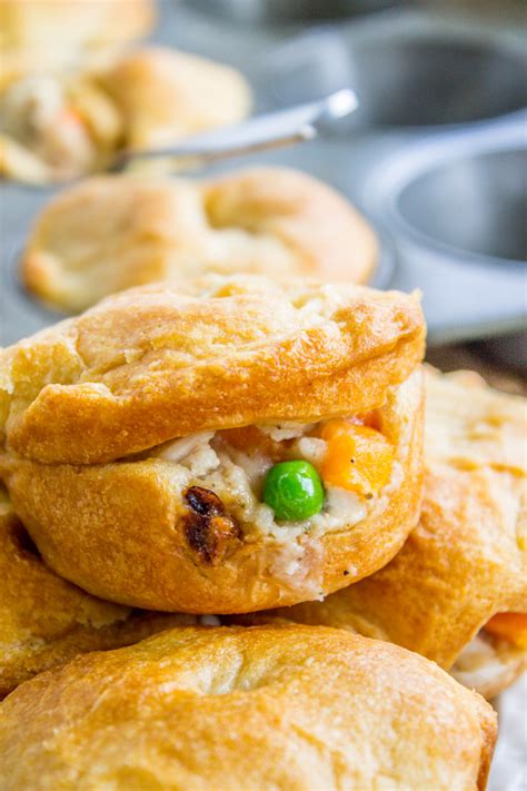 mini-chicken-pot-pies-with-crescent-rolls image