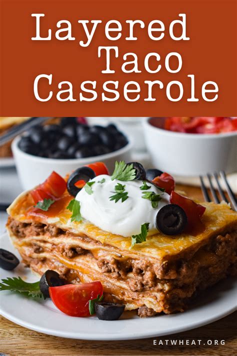 quick-simple-layered-taco-casserole image