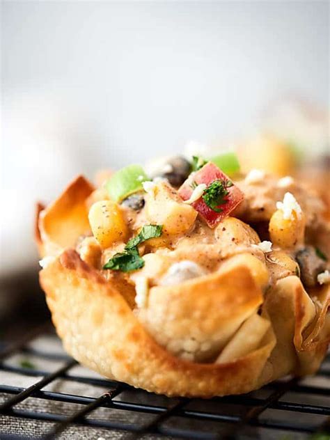 southwestern-chicken-salad-cups-recipe-w-baked-wonton-cups image