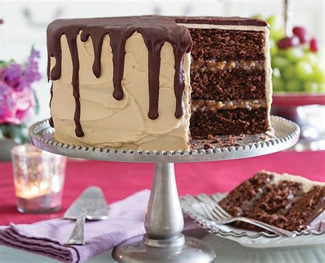 chocolate-pecan-pie-cake-southern-lady-magazine image