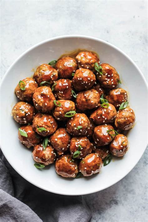 asian-chicken-meatballs-sesame-ginger-easy image