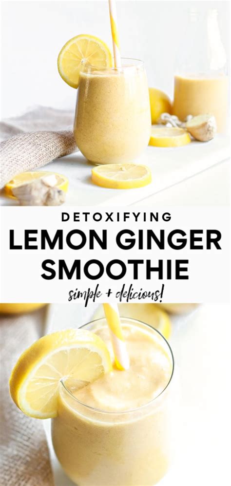 fresh-lemon-ginger-detoxifying-smoothie-nutrition image