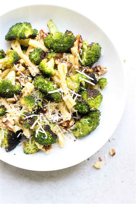 roasted-broccoli-walnut-pasta-marisa-moore-nutrition image