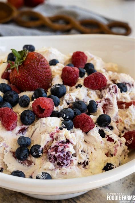 no-bake-cheesecake-mixed-berry-salad-recipe-pitchfork image