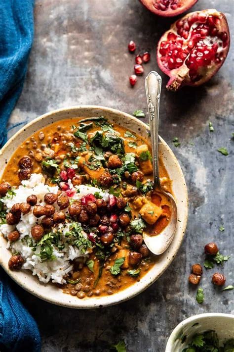sweet-potato-lentil-curry-with-crispy-sesame-chickpeas image