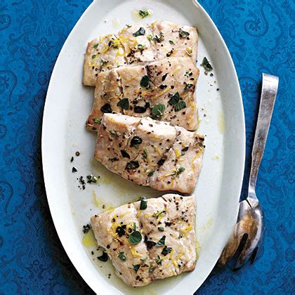 herb-and-lemon-roasted-striped-bass image