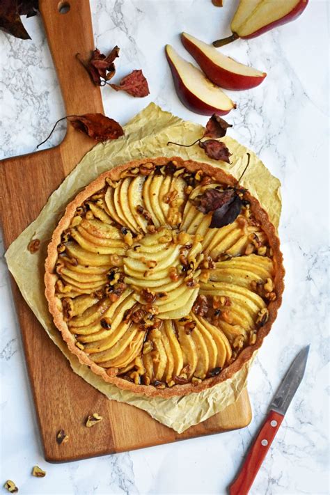 pear-walnut-honey-tart-pardon-your-french image
