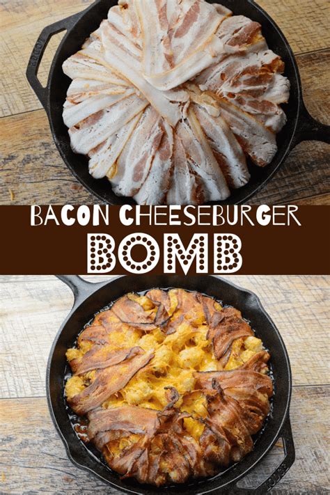 cast-iron-skillet-bacon-cheeseburger-bomb image
