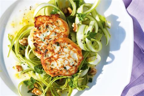 asparagus-salad-with-canadian-ricotta-fritters image