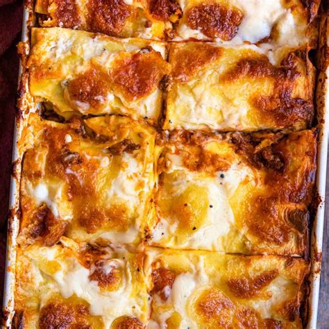 lasagne-al-forno-italian-beef-lasagna-inside-the-rustic image