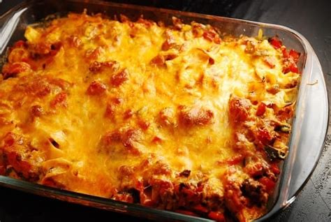 ground-beef-and-cheddar-casserole-recipe-7 image