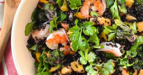 asian-shrimp-mango-black-rice-salad-serena-bakes image