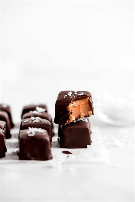 salted-chocolate-covered-caramels-garnish-glaze image