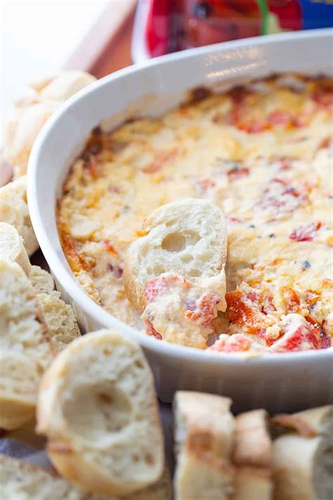 hot-roasted-red-pepper-dip-half-scratched image