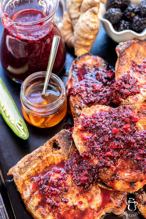 pork-chops-with-blackberry-sauce-catz-in-the-kitchen image