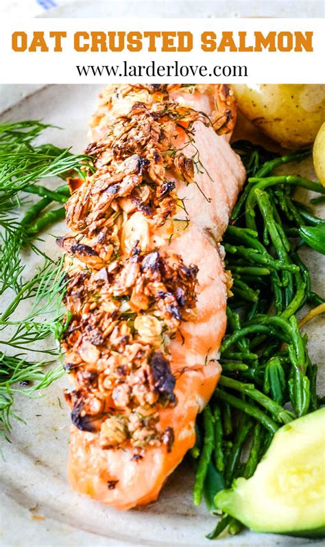 quick-and-healthy-oat-crusted-baked-salmon-larder-love image