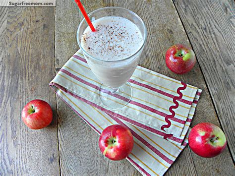 healthy-apple-pie-protein-smoothie-no-sugar-added image