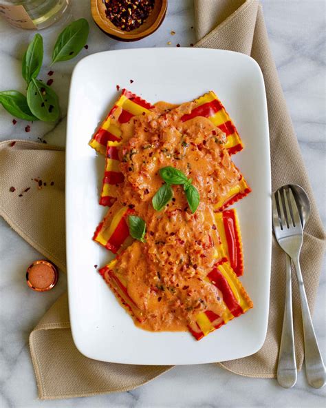 crab-and-lobster-ravioli-with-vodka-sauce-nuovo-pasta image